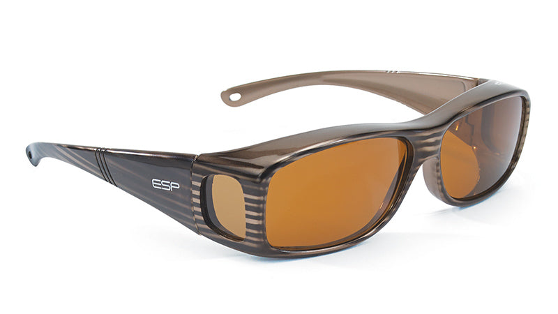 Over the Glasses Polarized Collection - Bronze Frame  - (S/M)