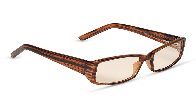 Premium Reading Glasses Collection - Rand - Brown / Black Translucent Frame