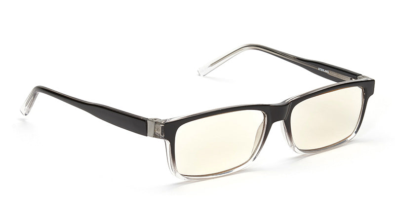 Premium Reading Glasses Collection - Sterling - Black Frame