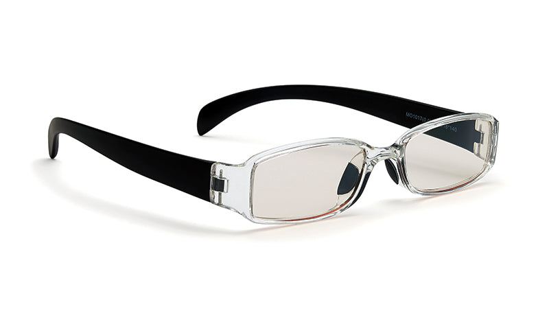 Premium Reading Glasses Collection - The Feather - Soft Touch Black / Translucent Frame